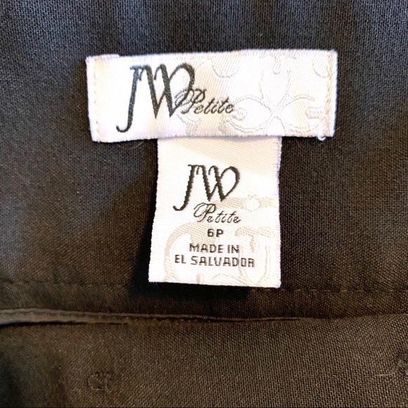 JW Petite Ruffled Hip Pencil Skirt—SZ. 6 Petite - Picture 10 of 12